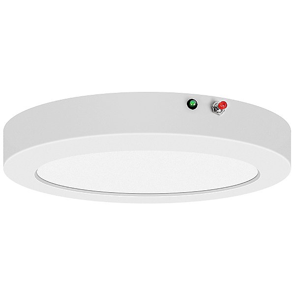 ModPLUS Round LED Emergency Backup Flush Mount Ceiling Light
