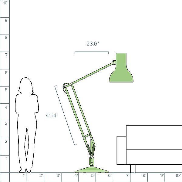 Type 75 Giant Floor Lamp - Paul Smith Edition