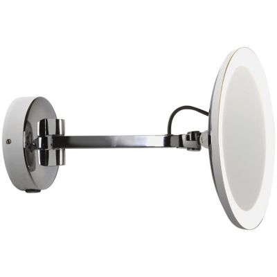 Electric Mirror Aria Radius Led Lighted Mirror With Ava Ylighting Com