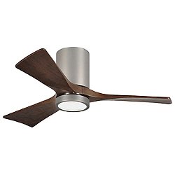 Irene-HLK LED Flush Mount 3-Blade Ceiling Fan