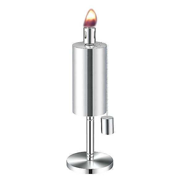 Anywhere Cylinder Stainless Steel Outdoor Tabletop Torch, 4 Torches