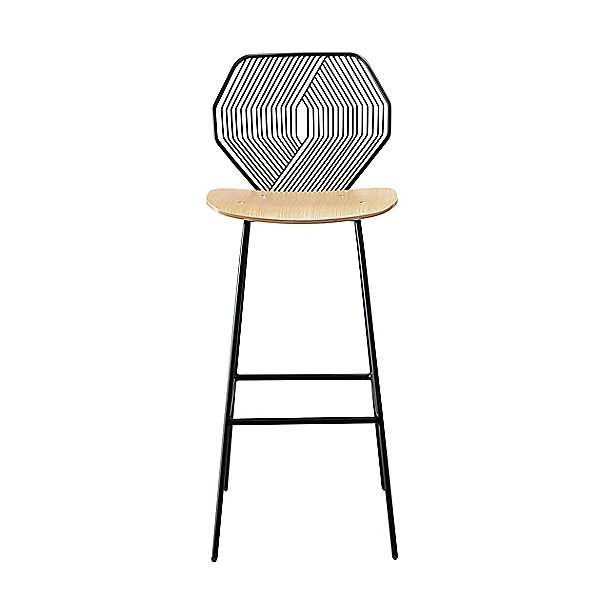 Wood & Wire Stool