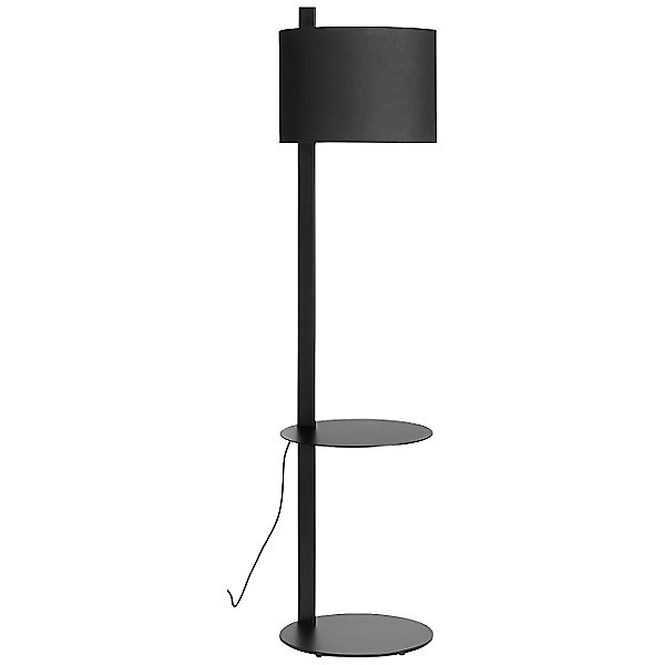 Blu Dot Note Floor Lamp With Table, Lamp Table Combo White