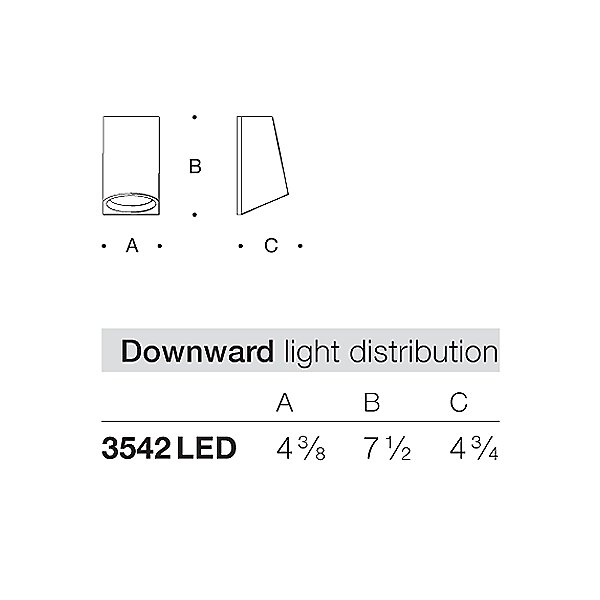 LED Directional Wall Light - 33542