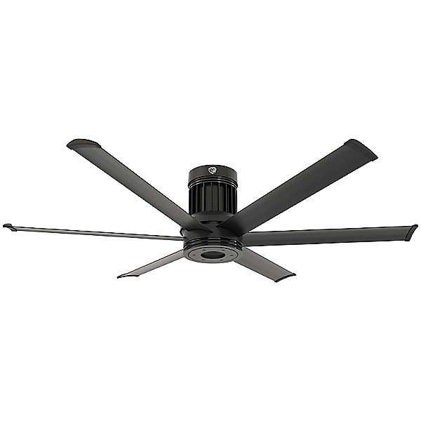 Big Ass Fans I6 Outdoor Flush Mount, Flush Mount Ceiling Fan With Remote White