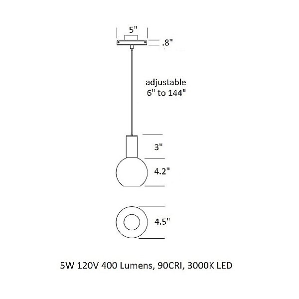 Globe LED Mini Pendant Light