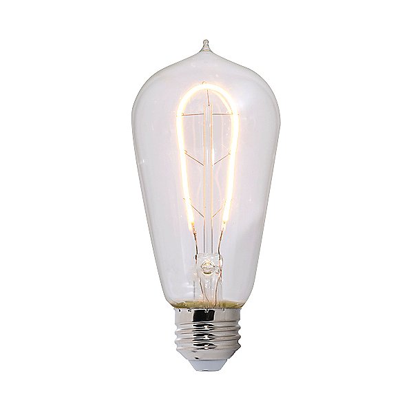 2W 120V ST18 E26 LED Clear Bulb