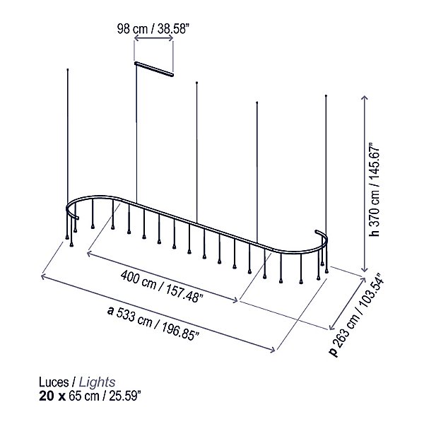 Skybell LED Modular Suspension Light