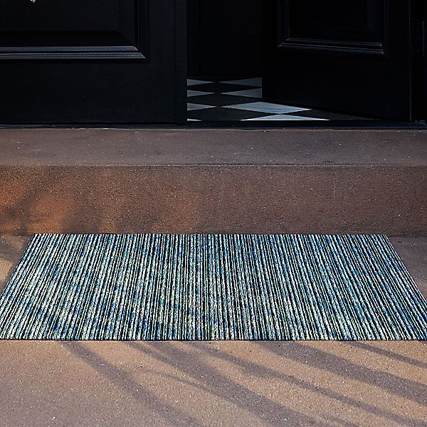 Skinny Stripe Shag Doormat