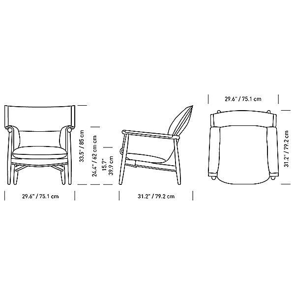 E015 Embrace Lounge Chair
