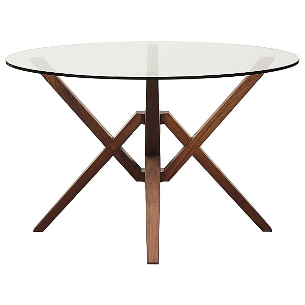 Copeland Furniture Exeter Round Glass, Round Glass Top Tables