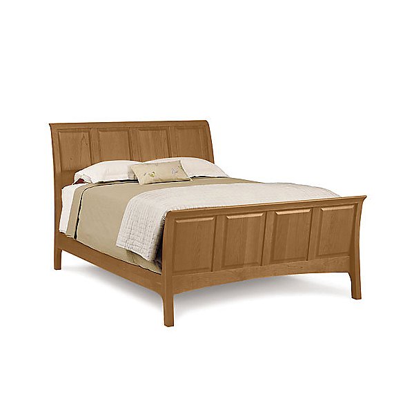 Sarah Sleigh Bed with High Footboard, Twin
