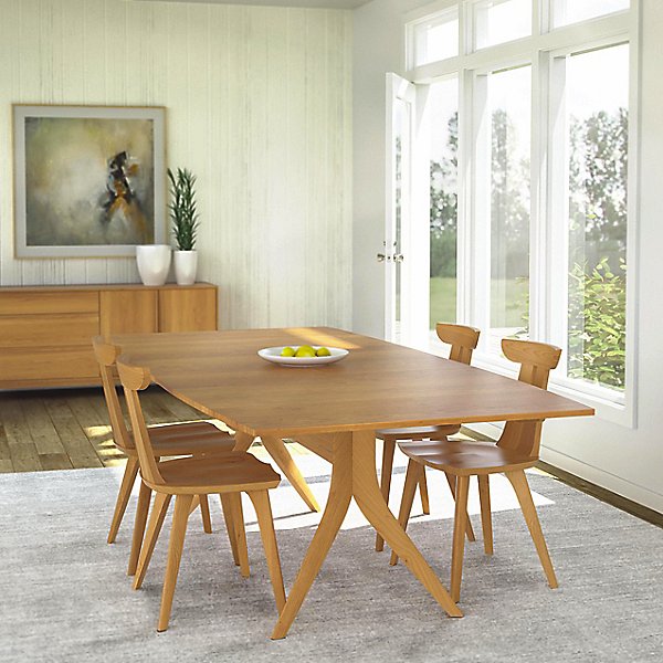 Copeland Furniture Catalina Trestle, Dining Table 60 Inches Long