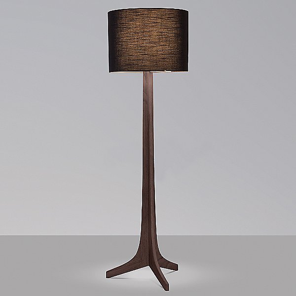 Cerno Nauta Floor Lamp Ylighting Com, Wooden Floor Lamp Black Shade
