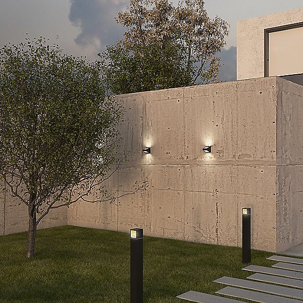 Trapezoidal LED Outdoor Wall Sconce
