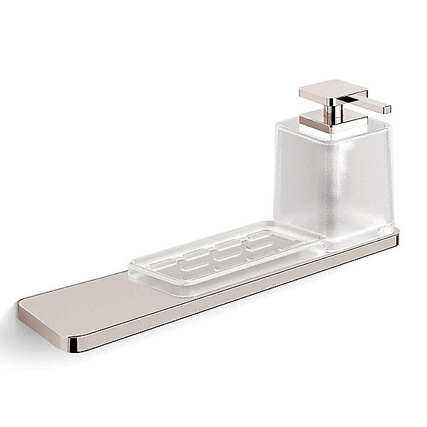 Harmoni Wall Mounted Holder with Soap Dish and Soap Dispenser Kit