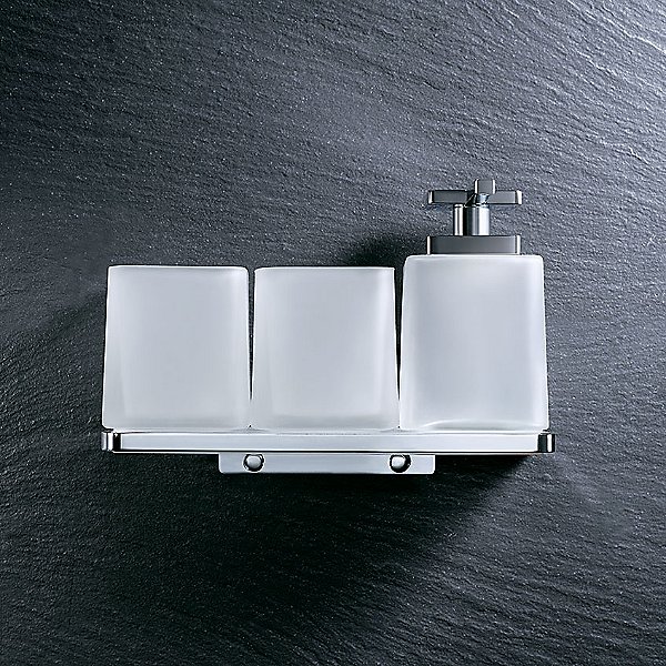 Harmoni Wall Mounted Holder with Soap Dish and Tumbler