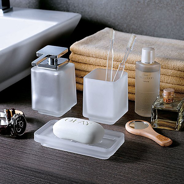 Harmoni Wall Mounted Holder with Soap Dish and Tumbler