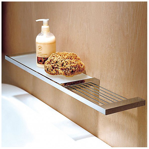 Shower Series Soap Rack with Glass Shelf