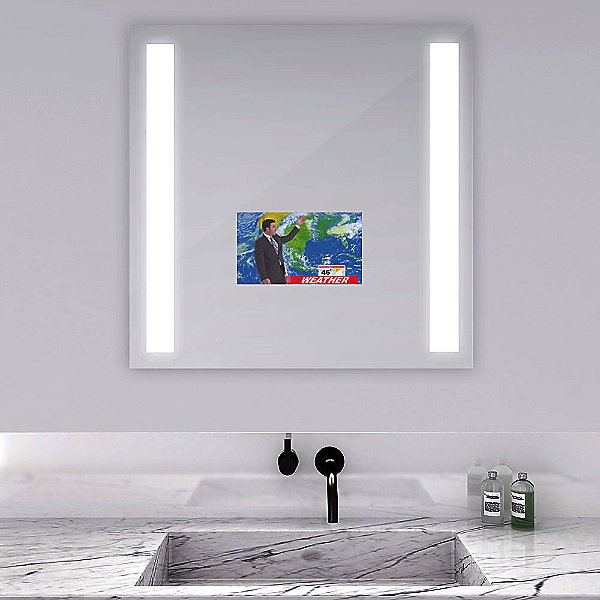 Fusion Lighted Mirror with Television