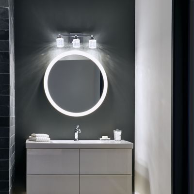 Elan Lighting Ryame Round LED Lighted Mirror | YLighting.com