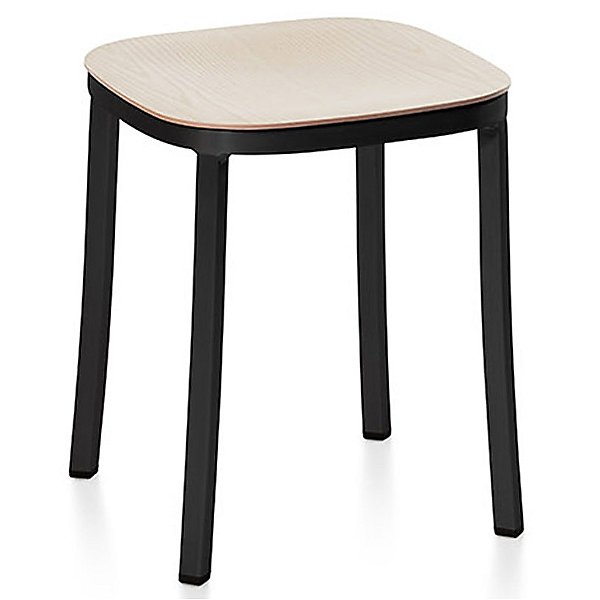 1 Inch Small Stool, Wood Seat