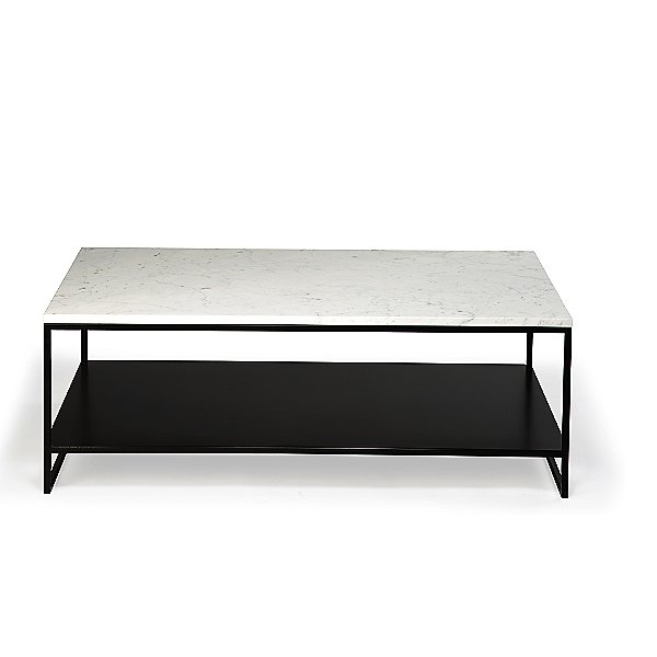 Anders Stone Coffee Table - 2 Shelves