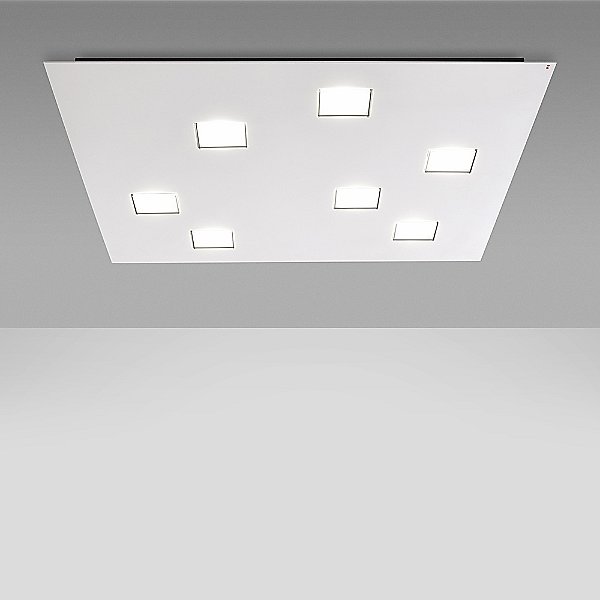 Quarter 7-Light LED Flush Mount Ceiling Light