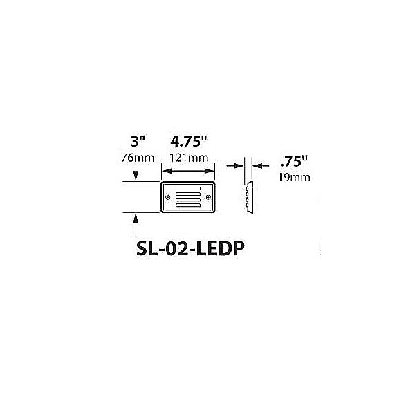 4 Louver LED Step Light