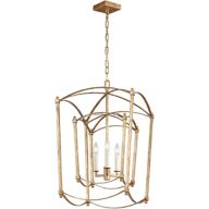 Gold Cage Chandelier