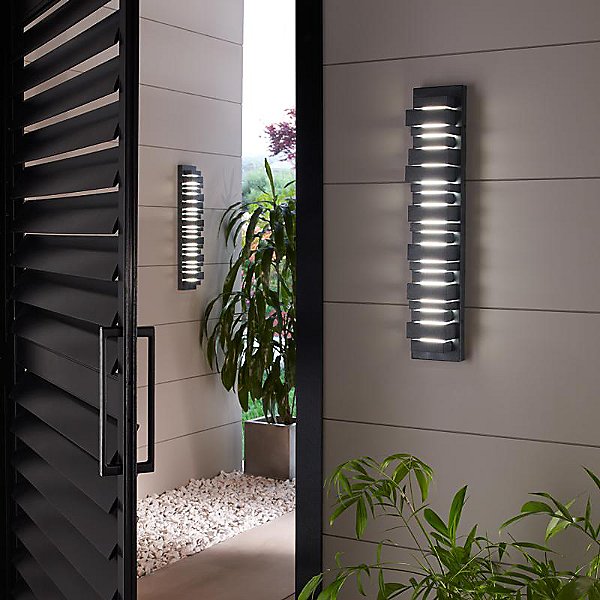 Ledgend Outdoor Rectangle LED Wall Sconce
