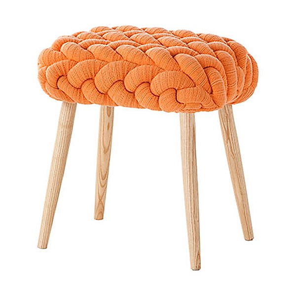 Plait Knitted Stool