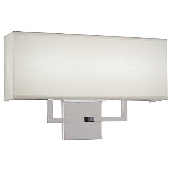 Fabric Wide LED Wall Sconce