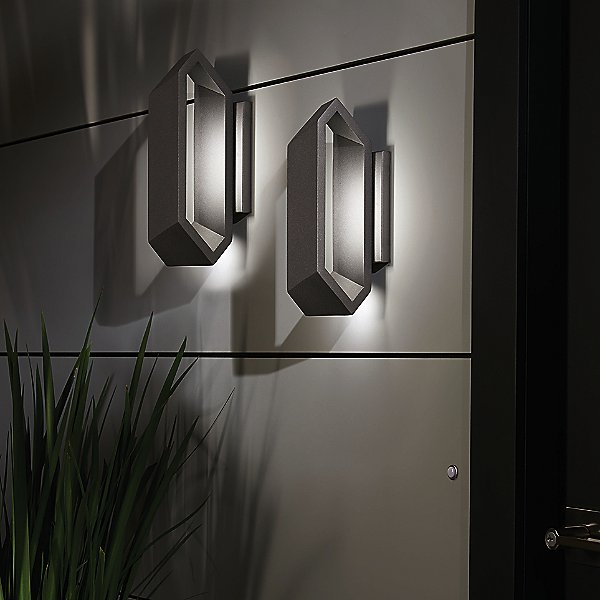 Pitch Large Outdoor LED Wall Sconce