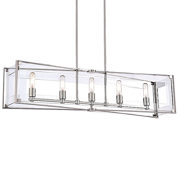 Crystal Clear Linear Suspension Light