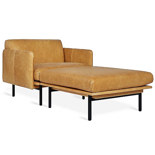 Foundry 2 Piece Leather Chaise