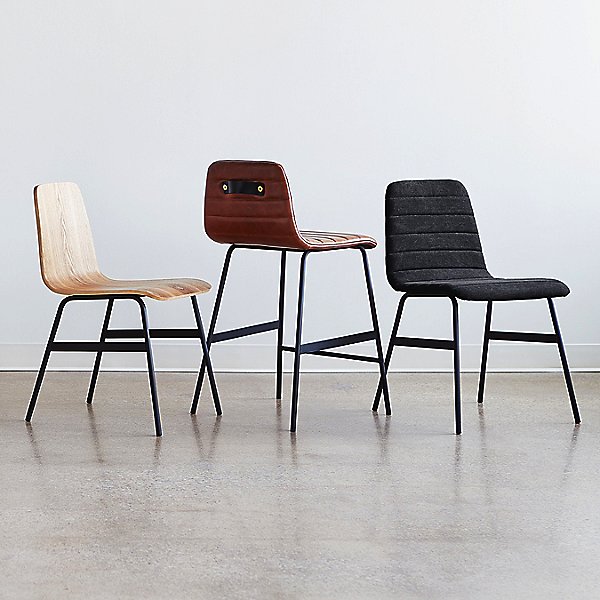Lecture Upholstered Leather Stool