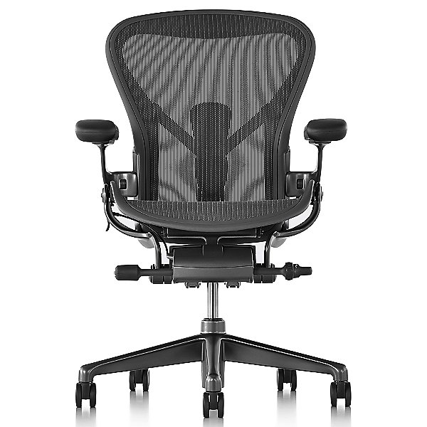 Aeron Size B Office Chair, Carbon