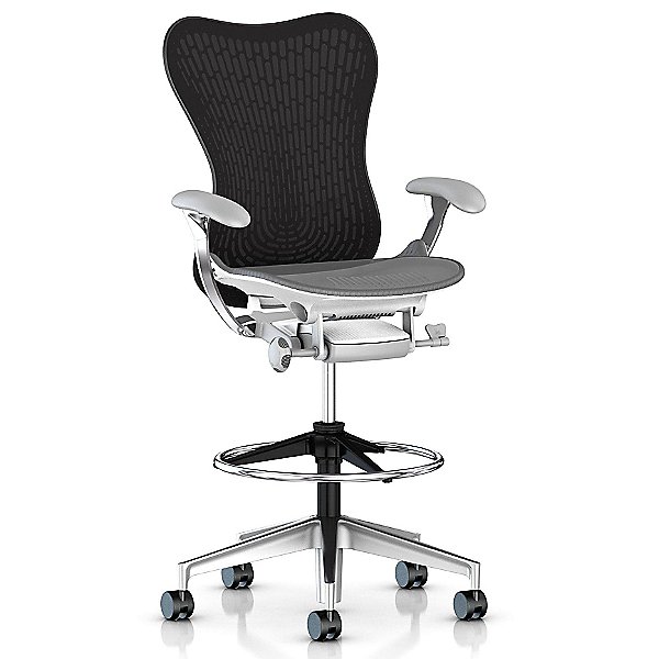 Mirra 2 Office Stool, Butterfly Back with Fixed Arms