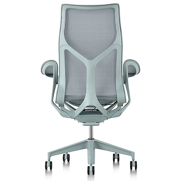 Cosm High Back Chair with Leaf Arms