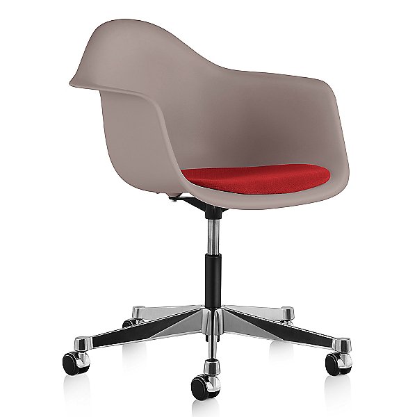 Herman Miller Eames Molded Plastic Task, Cushion For Eames Molded Plastic Side Chair