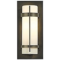 Banded Wall Sconce (Opal/Coastal Bronze/Med/Incand)-OPEN BOX