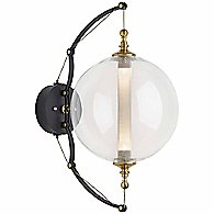 Otto Sphere Wall Sconce (Clear w/ Frosted) - OPEN BOX RETURN