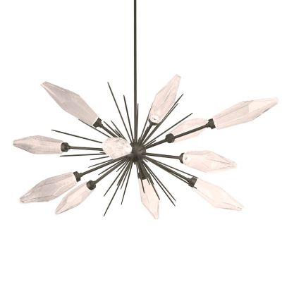 modern rock crystal chandelier