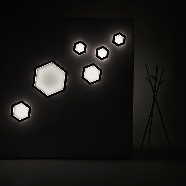 Hexagon LED Wall Light