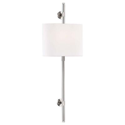 Two Light Wall Sconce Hudson Valley Lighting 542-OB Pheonicia 10.25 Inches Wide by 11 Inches High Old Bronze Finish with Off-White Linen 