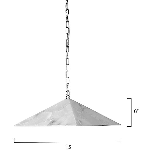 Borealis Pyramid Pendant Light