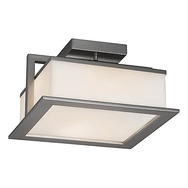 Justice Design Group Fusion Laa Led, Outdoor Flush Mount Light Fixtures