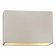 Ambiance Rectangular Wall Sconce (White/Small/LED)-OPEN BOX