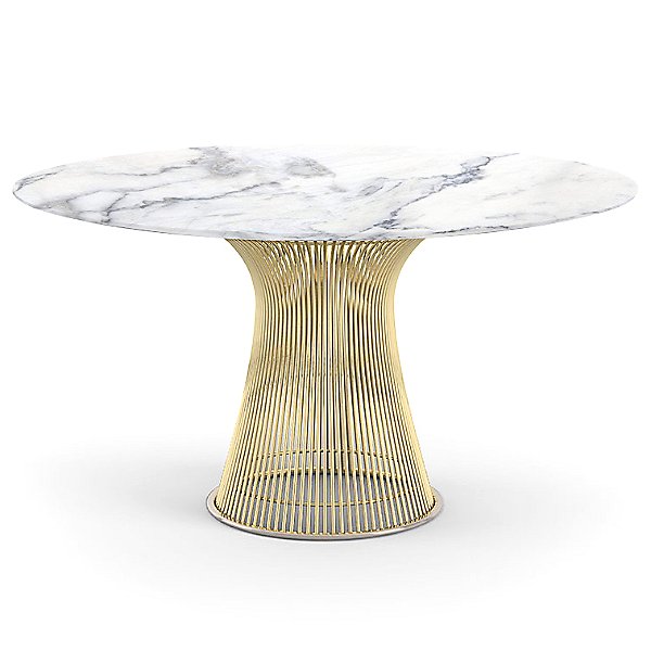 Platner Dining Table in Gold